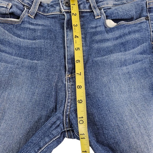 PAIGE HOXTON ANKLE Blue Ankle & Cropped Jeans - Picture 8 of 16